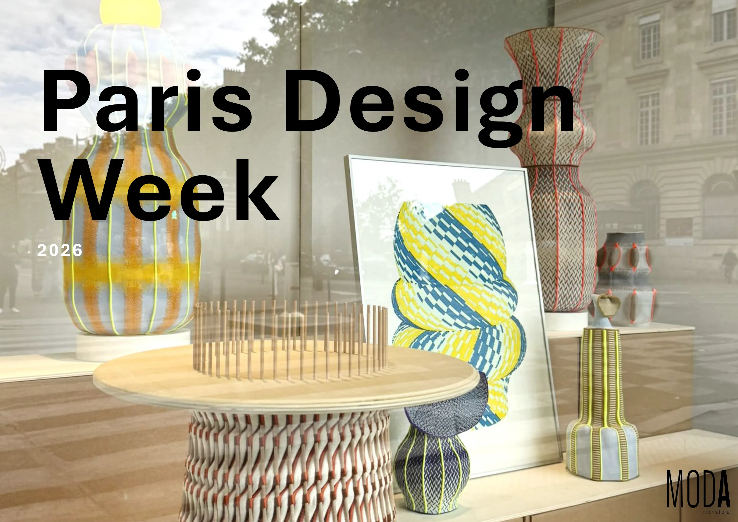 Première double page du document Paris Design Week